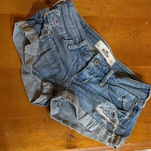 Hollister Light Blue Denim Shorts 24 / 0